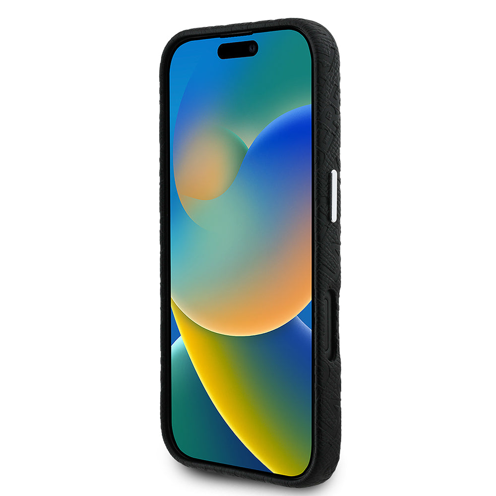 Karl Lagerfeld iPhone 16 Orjinal Lisanslı PU Deri Damgalı Metal Yazı Logolu Telefon Kılıfı Karl Lagerfeld iPhone 16 Orjinal Lisanslı PU Deri Damgalı Metal Yazı Logolu Telefon Kılıfı